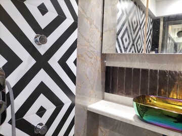 Bathroom in 2 BHK Apartment at Swaraj Kalash, Chembur – for Rent