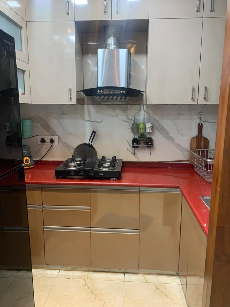 Kitchen, shri-ram-plaza-vaishali 2 Bedroom 1000 Sq.Ft. Builder Floor In Vaishali Sector 4 Ghaziabad 8445101