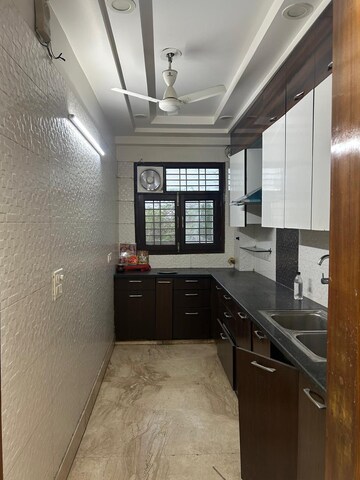 Kitchen in 3 BHK Builder Floor at Paschim Vihar – for Rent