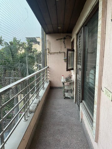 Balcony in 3 BHK Builder Floor at Paschim Vihar – for Rent