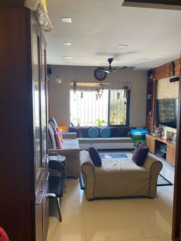 Living Room in 3 BHK Apartment at Lalani Grandeur, Goregaon East – for Rent