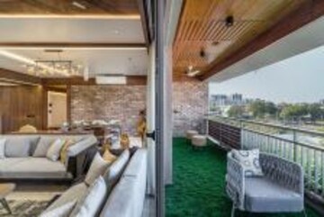 Balcony in 4 BHK Apartment at Chinchwad – for Sale
