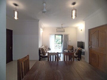 Living Room in 2 BHK Apartment at Siolim – for Rent