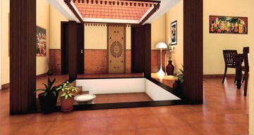 Living Room in 4 BHK Independent House at Chandranagar Colony – for Sale