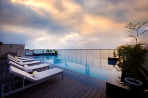 Swimming Pool in Studio Apartment at Trehan Iris Broadway, Sector 85 – for Sale