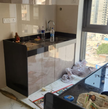 Kitchen in 2 BHK Apartment at Level The Residences, Kadam Nagar – for Rent