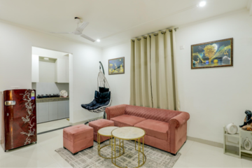 Living Room in 3 BHK Builder Floor at Mahavir Enclave – for Sale