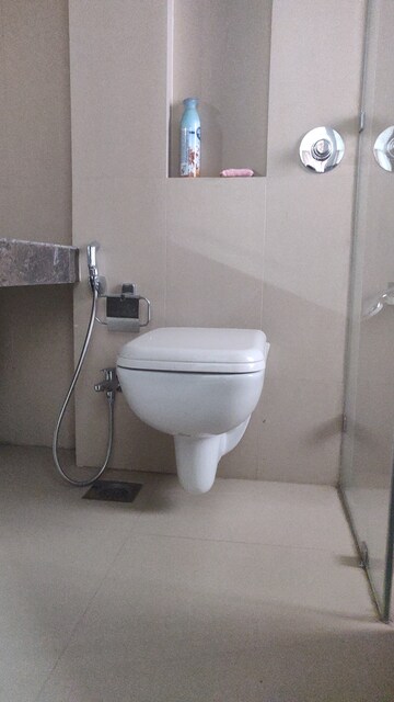 Bathroom in 3 BHK Apartment at Runwal Garden City, Balkum Pada – for Rent