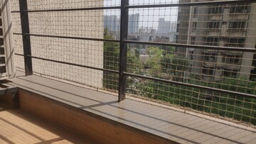 Balcony in 3 BHK Apartment at Runwal Garden City, Balkum Pada – for Rent