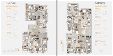 Floor Plan in 3 BHK Apartment at Salugara – for Sale