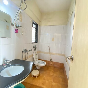 Bathroom in 2 BHK Apartment at Ashar Residency, Gandhi Nagar – for Rent