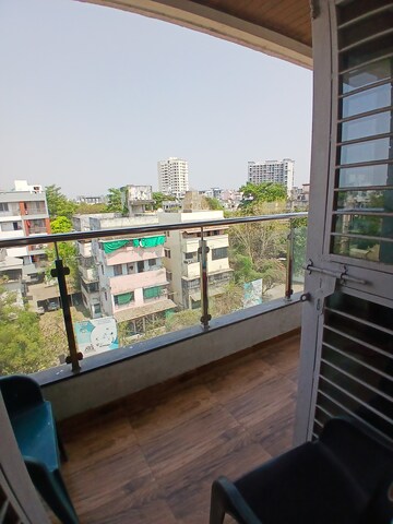 Balcony in 3 BHK Apartment at Narendra Nagar – for Rent