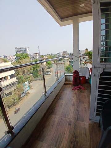 Balcony in 3 BHK Apartment at Narendra Nagar – for Rent
