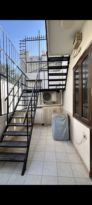 Balcony in 2 BHK Builder Floor at Greater Kailash – for Rent