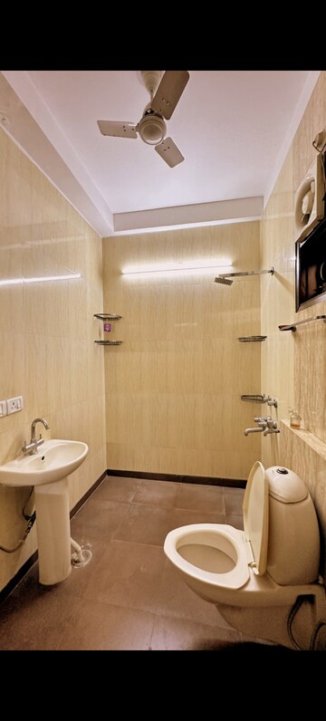 Bathroom in 2 BHK Builder Floor at East Of Kailash – for Rent