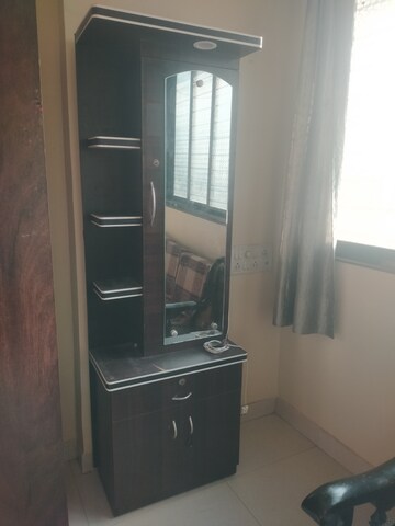 Bathroom in 1 RK Apartment at Hakimi CHS, Goregaon West – for Rent