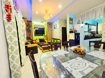 Bedroom in 3 BHK Builder Floor at Shri Devaji Residency, Dhakoli Village – for Sale