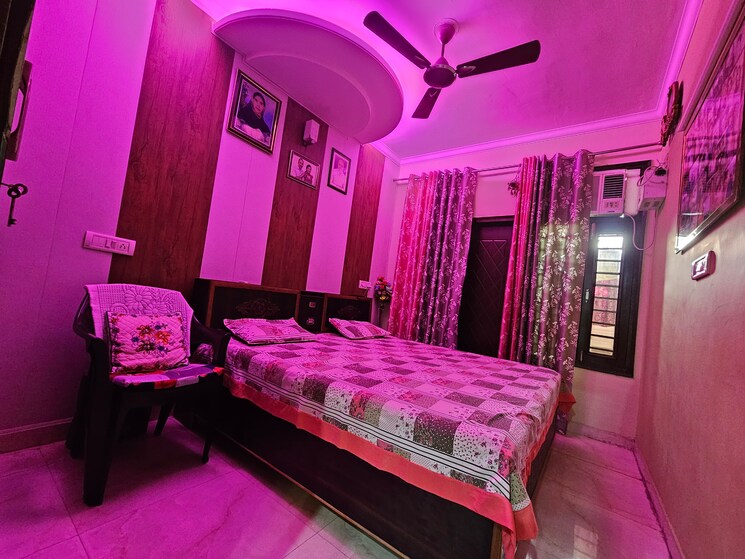 Bedroom, shri-devaji-residency 3 Bedroom 112 Sq.Yd. Builder Floor In Dhakoli Zirakpur 8445941