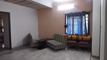 Living Room in 1 BHK Apartment at Banjara Hills – for Rent