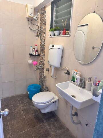 Bathroom in 1 BHK Apartment at Khar West – for Rent