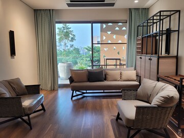 Living Room in 5 BHK Villa at Nallagandla – for Sale