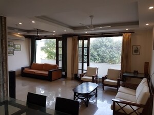 Living Room in 4 BHK Independent House at Maharani Bagh – for Sale