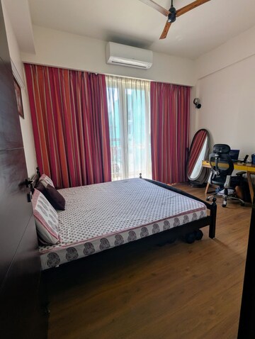 Bedroom in 3.5 BHK Builder Floor at Ansal Sushant Lok I, Sector 43 – for Rent