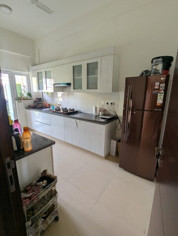Kitchen in 3.5 BHK Builder Floor at Ansal Sushant Lok I, Sector 43 – for Rent