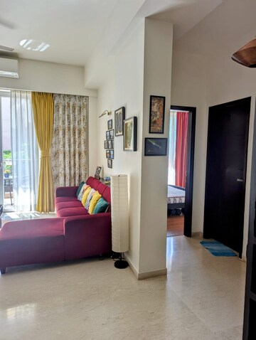 Living Room in 3 BHK Builder Floor at Ansal Sushant Lok I, Sector 43 – for Rent