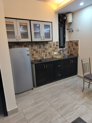 Kitchen in 1 BHK Builder Floor at Ansal Sushant Lok I, Sector 43 – for Rent