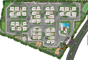 Master Plan in 3 BHK Apartment at Candeur Lakescape, Kondapur – for Sale