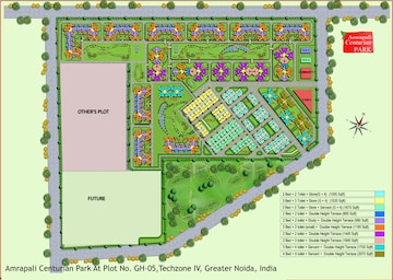 Master Plan in 2.5 BHK Apartment at Amrapali Terrace Homes, Tech Zone 4 Greater Noida – for Sale