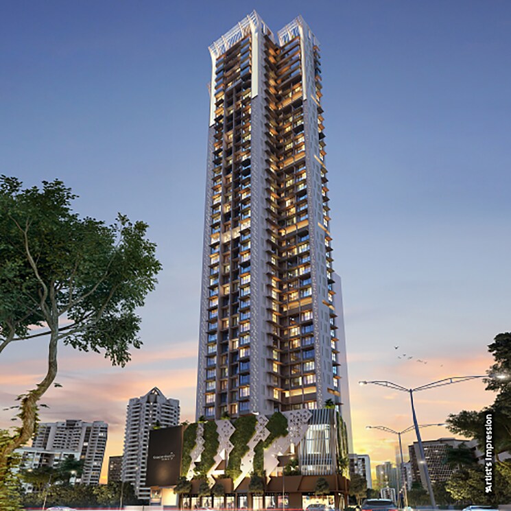 Exterior View, chandak-cornerstone 2 Bedroom 584 Sq.Ft. Apartment In Worli Mumbai 8301248