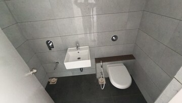 Bathroom in 3 BHK Apartment at Saanvi Nirman Stellar, South Bopal – for Rent