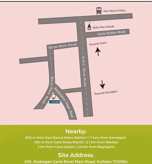 Master Bedroom in 3 BHK Builder Floor at Garia – for Sale