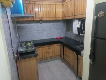 Kitchen in 2 BHK Builder Floor at Kalkaji – for Rent