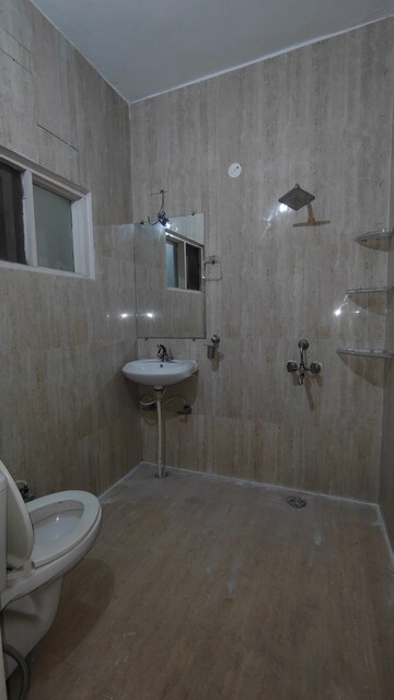 Bathroom in 3 BHK Builder Floor at Gulmohar lane Welfare Association, Vaishali Sector 2 – for Rent