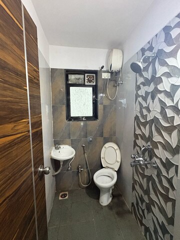 Bathroom in 1 BHK Apartment at Tulsi Aura Mumbai, Ghansoli – for Rent