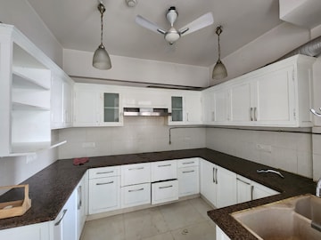 Kitchen in 3 BHK Apartment at Sunworld Vanalika, Sector 107 – for Rent