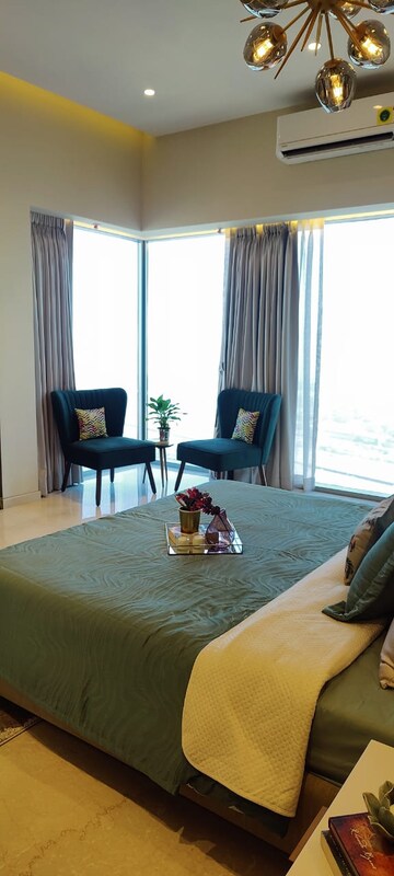 Bedroom in 3 BHK Apartment at Lodha Vista, Lower Parel – for Rent