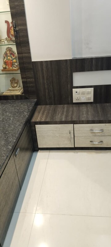 Kitchen in 1 BHK Apartment at Orlem Peace, Malad West – for Rent
