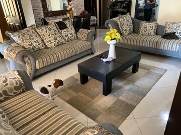 Living Room in 3.5 BHK Apartment at Sobha City Casa Serenita, Kannur – for Rent
