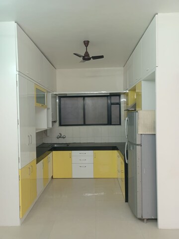 Kitchen in 3 BHK Apartment at Kusum Kunj, Prabhat Road – for Rent