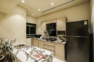 Kitchen in 2 BHK Apartment at Kalpataru Primera, Kolshet Road – for Sale