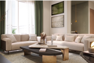 Living Room in 3 BHK Apartment at Tech Zone 4 Greater Noida – for Sale