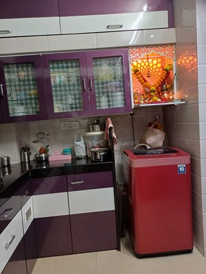 Kitchen in 2 BHK Apartment at Sahaj Mitra Chs, Kalwa – for Sale