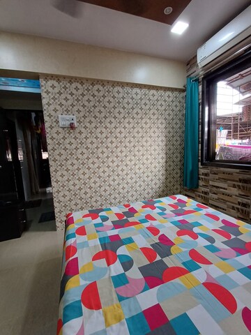 Bedroom in 2 BHK Apartment at Sahaj Mitra Chs, Kalwa – for Sale