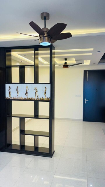 Living Room in 3 BHK Penthouse at Prestige High Fields, Gachibowli – for Rent