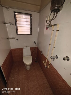 Attached Bathroom in 1 BHK Apartment at Mandar Nature Glory, Kalwa – for Sale