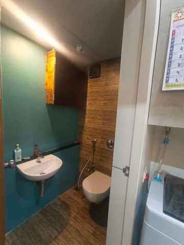 Bathroom in 1 BHK Apartment at Lodha Crown Quality Homes, Majiwada – for Sale